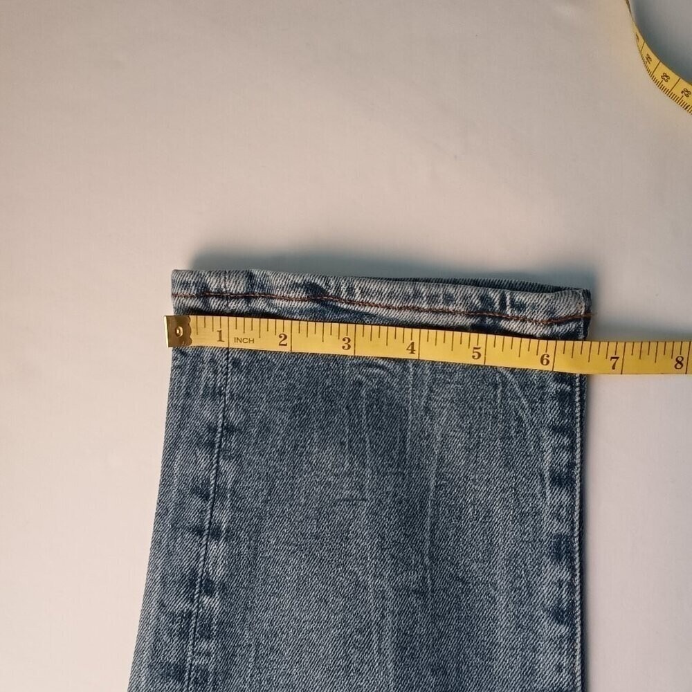 American Eagle Mens Airflex+ Jeans Light Blue Size 30x32 Distressed Slim Denim - Picture 10 of 10